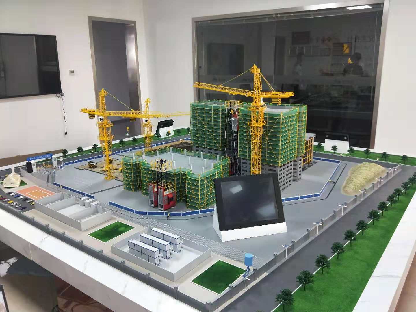吴忠建筑施工场景模型